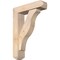 Ekena Millwork Funston Craftsman Smooth Bracket w/ Offset Brace, Douglas Fir, 5 1/2"W x 20"D x 28"H BKT0604X20X28FST04SDF - alternate 1